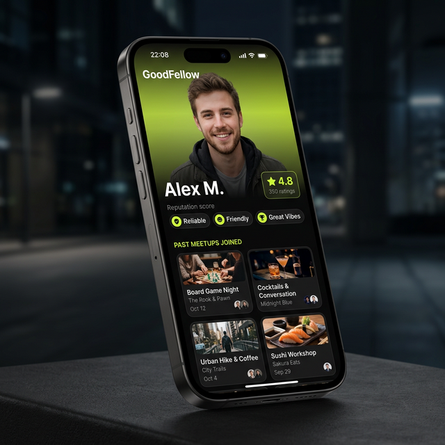 GoodFellow profile with reputation